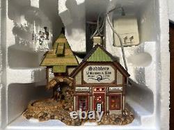 Dept 56 Dickens Village, Wilkenson & Kidd Saddlery #799914, Horse & Rider Rotate