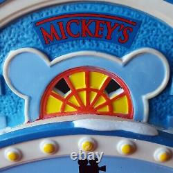 Dept 56 Disney Christmas Village MICKEY'S CINEMA Light-Up Porcelain Building