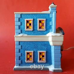 Dept 56 Disney Christmas Village MICKEY'S CINEMA Light-Up Porcelain Building