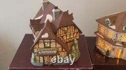 Dept 56 Disney Parks Village Lot Tinkerbell Silversmith Antiques 1&2 Fire Statio