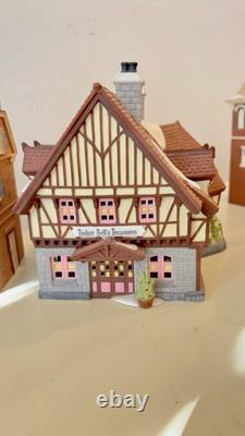 Dept 56 Disney Parks Village Lot Tinkerbell Silversmith Antiques 1&2 Fire Statio