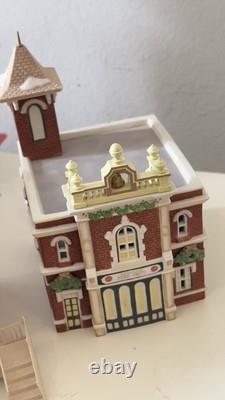 Dept 56 Disney Parks Village Lot Tinkerbell Silversmith Antiques 1&2 Fire Statio