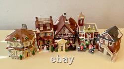 Dept 56 Disney Parks Village Lot Tinkerbell Silversmith Antiques 1&2 Fire Statio