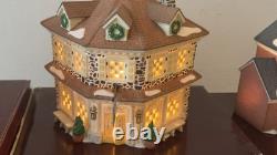 Dept 56 Disney Parks Village Lot Tinkerbell Silversmith Antiques 1&2 Fire Statio