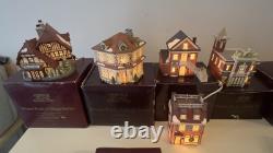 Dept 56 Disney Parks Village Lot Tinkerbell Silversmith Antiques 1&2 Fire Statio