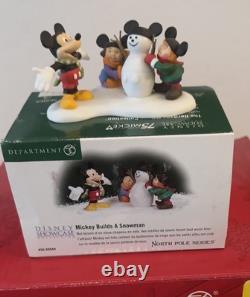 Dept 56 Disney Parks Village Lot Tinkerbell Silversmith Antiques 1&2 Fire Statio