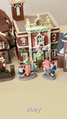 Dept 56 Disney Parks Village Lot Tinkerbell Silversmith Antiques 1&2 Fire Statio