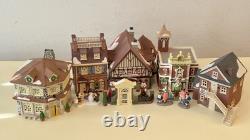 Dept 56 Disney Parks Village Lot Tinkerbell Silversmith Antiques 1&2 Fire Statio