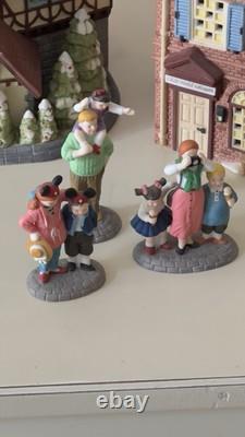 Dept 56 Disney Parks Village Lot Tinkerbell Silversmith Antiques 1&2 Fire Statio