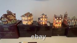 Dept 56 Disney Parks Village Lot Tinkerbell Silversmith Antiques 1&2 Fire Statio