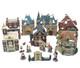 Dept 56 Disney Parks Village Series Complete Set Lot of 10 porcelain with Boxes
