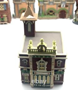 Dept 56 Disney Parks Village Series Complete Set Lot of 10 porcelain with Boxes