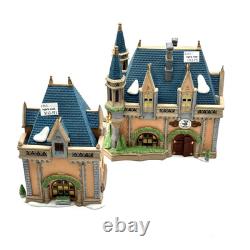 Dept 56 Disney Parks Village Series Complete Set Lot of 10 porcelain with Boxes