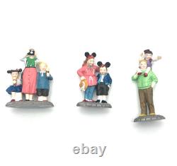 Dept 56 Disney Parks Village Series Complete Set Lot of 10 porcelain with Boxes