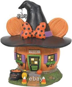 Dept 56 Disney Village Halloween PUMPKINTOWN SET OF 10 HOUSE, MANOR TREE MICKEY