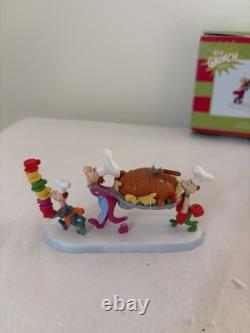 Dept 56 Dr Seuss The Grinch Village FEAST OF ROAST BEAST #4020719 READ FLAW