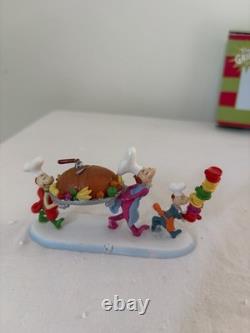 Dept 56 Dr Seuss The Grinch Village FEAST OF ROAST BEAST #4020719 READ FLAW