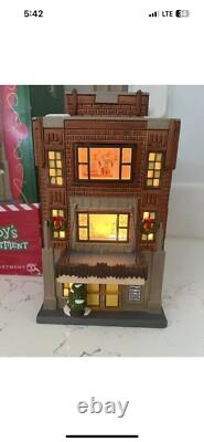 Dept 56 Elf Movie Buddy's Apartment (retired)