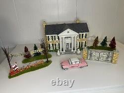 Dept 56 Elvis Presley's Graceland Snow Village Set with Box