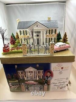 Dept 56 Elvis Presley's Graceland Special Edition Gift Set 55041 Missing Light