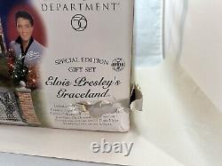 Dept 56 Elvis Presley's Graceland Special Edition Gift Set 55041 Missing Light