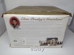 Dept 56 Elvis Presley's Graceland Special Edition Gift Set Rare Complete Working