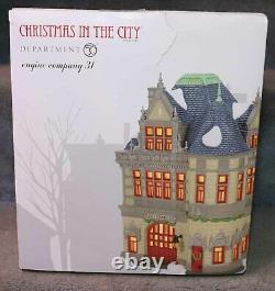 Dept 56 Engine Company 31 Fire Snow Village 6007585 Christmas In The City