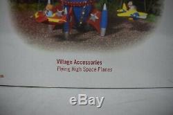Dept 56 FLYING HIGH SPACE PLANES Animated Carnival NEW #53806 (v519P)