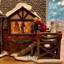 Dept 56 Fezziwig's Ballroom Dickens Village Gift Set Illuminated Animated READ