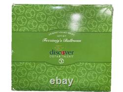 Dept 56 Fezziwig's Ballroom Dickens Village Gift Set Illuminated Animated READ