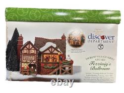 Dept 56 Fezziwig's Ballroom Dickens Village Gift Set Illuminated Animated READ
