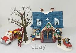 Dept 56 Fireman #54953 #402022 #54952 #54070 Snow village bundle starter lot