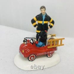 Dept 56 Fireman #54953 #402022 #54952 #54070 Snow village bundle starter lot