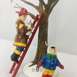 Dept 56 Fireman #54953 #402022 #54952 #54070 Snow village bundle starter lot