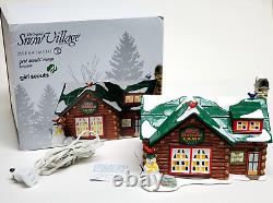 Dept 56 Girl Scout's Camp Lodge Building Snow Village Retired 4050982 with BOX