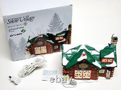 Dept 56 Girl Scout's Camp Lodge Building Snow Village Retired 4050982 with BOX