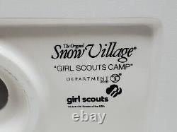 Dept 56 Girl Scout's Camp Lodge Building Snow Village Retired 4050982 with BOX