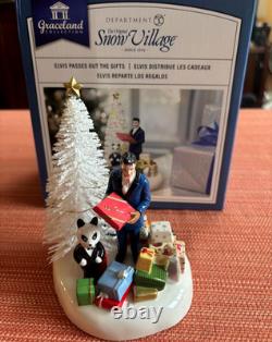 Dept 56 Graceland Collection Elvis Passes Out The Gifts NIB Lighted Accessory