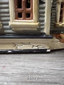 Dept. 56 Grimsly Manor Halloween House Snow Village Lights Sound #56.55004 WORKS