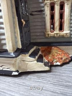 Dept. 56 Grimsly Manor Halloween House Snow Village Lights Sound #56.55004 WORKS