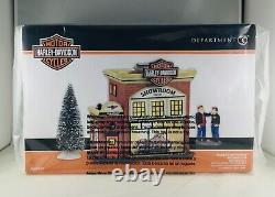 Dept 56 HARLEY-DAVIDSON SHOWROOM Box Set / 3 Snow Village 4056173 DEPARTMENT D56