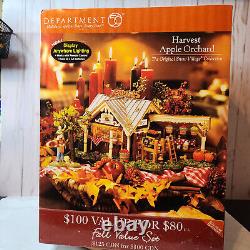 Dept 56 HARVEST APPLE ORCHARD Fall Autumn Thanksgiving Halloween (Lit) 55388 NEW