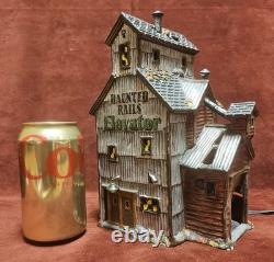 Dept 56 HAUNTED RAILS GRAIN ELEVATOR 9 Cord Bulb Works