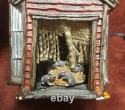 Dept 56 HAUNTED RAILS GRAIN ELEVATOR 9 Cord Bulb Works