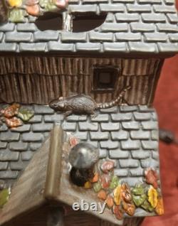 Dept 56 HAUNTED RAILS GRAIN ELEVATOR 9 Cord Bulb Works