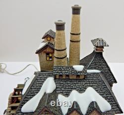 Dept 56 HVC Dickens Village London Gin Distillery#58746 Works Well! No Flag