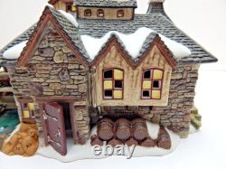 Dept 56 HVC Dickens Village London Gin Distillery#58746 Works Well! No Flag