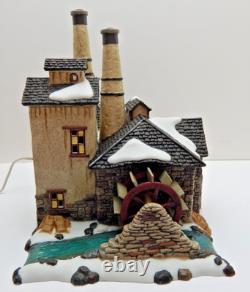 Dept 56 HVC Dickens Village London Gin Distillery#58746 Works Well! No Flag