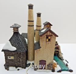 Dept 56 HVC Dickens Village London Gin Distillery#58746 Works Well! No Flag