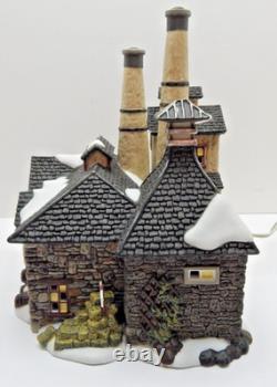 Dept 56 HVC Dickens Village London Gin Distillery#58746 Works Well! No Flag